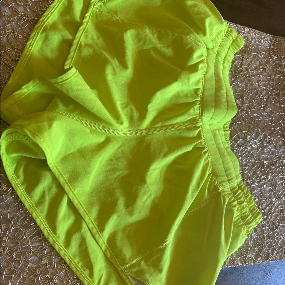 Lululemon Athletica Neon Green Shorts